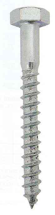 Surub cap hexagonal pentru lemn DIN  571